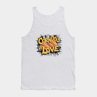 Corndog Love Design Tank Top